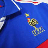 2000 France Home Blue Retro Soccer Jersey