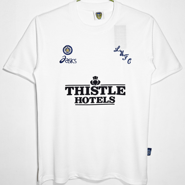 1995/96 Leeds United Home White Retro Soccer Jersey