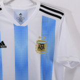 2018 Argentina Home Retro Fans Soccer Jersey