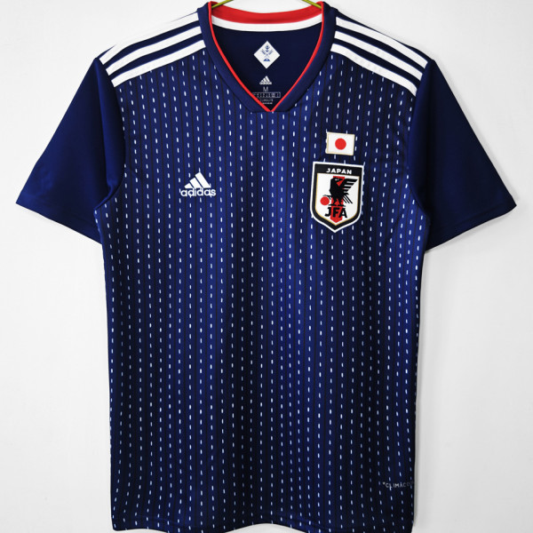 2018 Japan Home Blue Retro Soccer Jersey