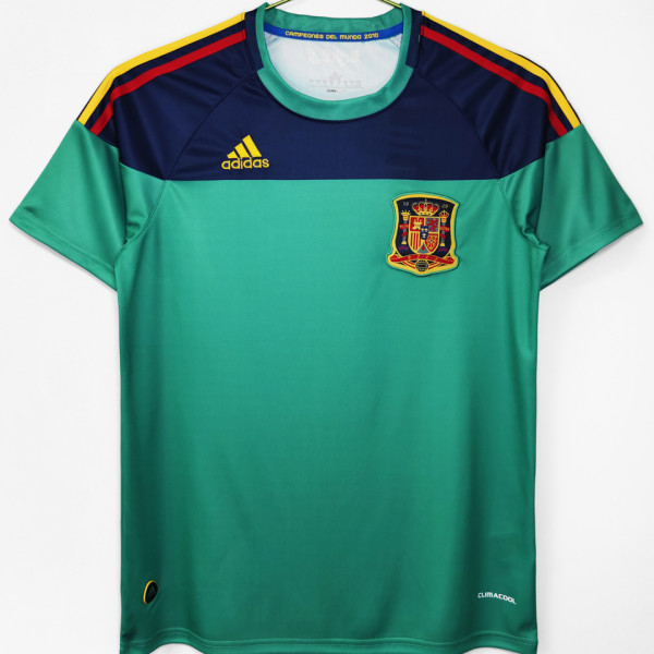 2010 Spain Goalkeeper Retro Soccer Jersey