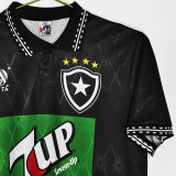 1995/96 Botafogo Third Black Retro Soccer Jersey