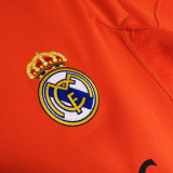 2013/14 RM Thrid Orange Retro Long Sleeve Soccer Jersey