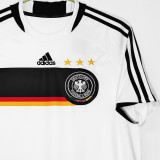 2008 Germany Home White Retro Soccer Jersey
