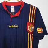 1996 Spain Away Retro Soccer Jersey