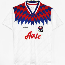 1995/96 Lyon Home White Retro Soccer Jersey