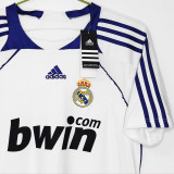 2007/08 RM White Home Retro Soccer Jersey