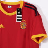 2002 Spain Home Retro Soccer Jersey