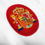 1994 Spain Away White Retro Soccer Jersey