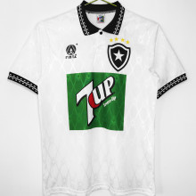 1995/96 Botafogo Away White Retro Soccer Jersey