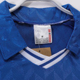 1986/87 RM Away Blue Retro Soccer Jersey