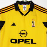 1999/2000 AC Milan Away Yellow Retro Soccer Jersey