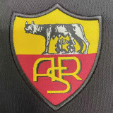 1998/1999 Roma Third Black Retro Long SLeeve Soccer Jersey