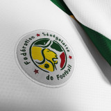 2002 Senegal Away White Retro Soccer Jersey