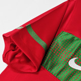 2010 Portugal Home Red Retro Soccer Jersey