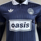 2025/26 AD x oasis #25 Royal Blue Retro Style Player Version Soccer Jersey (Have No.25 带号码）