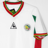 2002 Senegal Away White Retro Soccer Jersey