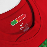 2010 Portugal Home Red Retro Soccer Jersey