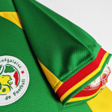 2002 Senegal Home Green Retro Soccer Jersey