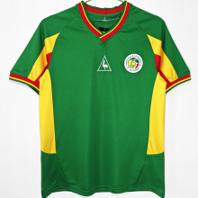 2002 Senegal Home Green Retro Soccer Jersey