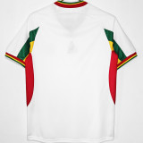 2002 Senegal Away White Retro Soccer Jersey