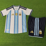 2026/27 Argentina Home Player Version Kids Soccer Jersey 球员版童装