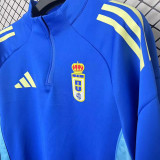 2026 Real Oviedo Blue Training Sweater