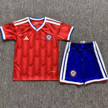 2026/27 Chile Home Red Kids Soccer Jersey