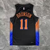 2026 NY Knicks BRUNSON #11 Black NBA Jersey