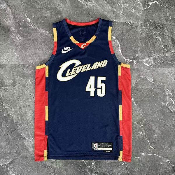 2026 Cleveland MITCHELL #45 Baby Blue Retro NBA Jerseys