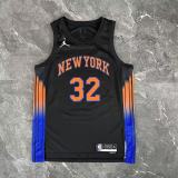 2026 NY Knicks TOWNS #32 Black NBA Jersey