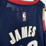 2026 Cleveland JAMES #23 Baby Blue Retro NBA Jerseys