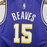2026 Lakers REAVES #15 Purple NBA Jerseys