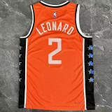 2026 Clippers LEONARD #2 Orange City Edition NBA Jerseys