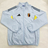 2026 Belgium Grey White Windbreaker