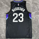 2026 Jazz MARKKANEN #23 Black NBA Jerseys