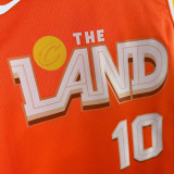 2026 Cleveland GARLAND #10 Orange City version NBA Jerseys
