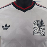 2026/27 Mexico Away White Player Version Long Sleeve Soccer Jersey