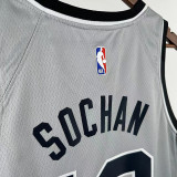 2026 Spurs DEROZAN #10 Grey NBA Jerseys