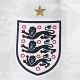 2026/27 England Home White Player Version Long Sleeve Soccer Jersey