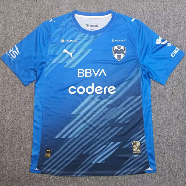 2025/26 Monterrey Third Blue Fans Soccer Jersey