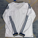 2026/27 Italy Away White Fans Long Sleeve Soccer Jersey