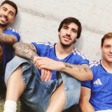 2026/27 Italy Home Blue Fans Long Sleeve Soccer Jersey