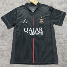 2025/26 PSG 1:1 Quality 4th Black Grey Fans Soccer Jersey  Have Star 带星