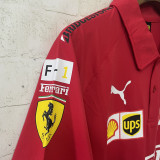 2026 Ferrari Red F1 POLO Team T-Shirt 有领