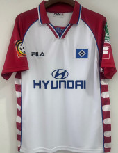 2000 Hamburger Home White Retro Soccer Jersey