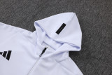 2026/27 RM White Zipper Jacket Tracksuit