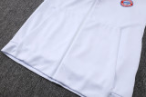 2026/27 PSG White Zipper Jacket Tracksuit