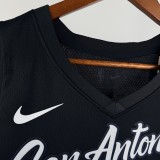 2026/27 Spurs FOX #4 Black City version NBA Jerseys