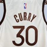 2026/27 Warriors CURRY #30 Beige City version NBA Jerseys
